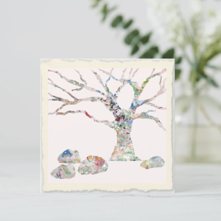 Friends in the Snow Note Card